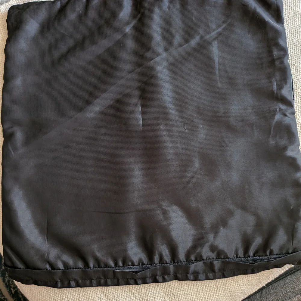 Z Gallerie Black and Silver Decorative Pillow Tag Detail